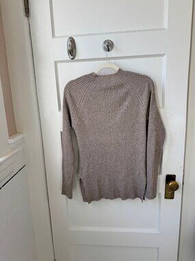 CAARA Ribbed Cashmere Blend Sweater Size S